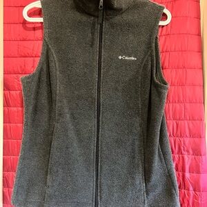 Columbia Charcoal Fleece Vest